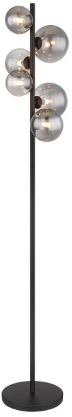 Globo 56133-6S - LED Лампион RIHA 6xG9/3,5W/230V опушен/черен