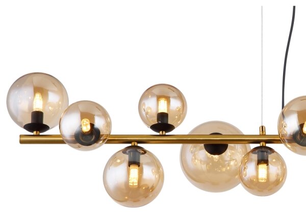 Globo 56135-13H - LED полилей на кабел RIHA 13xG9/3,5W/230V месинг