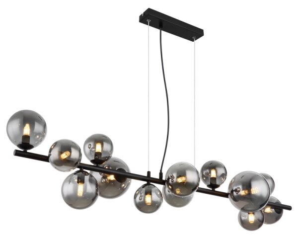 Globo 56133-13H - LED Пендел RIHA 13xG9/3,5W/230V опушен/черен