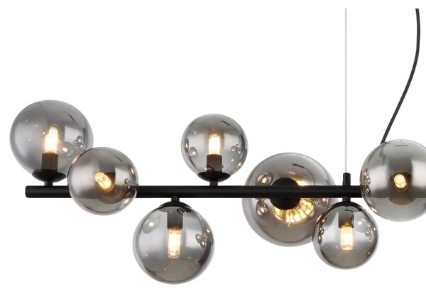 Globo 56133-13H - LED Пендел RIHA 13xG9/3,5W/230V опушен/черен