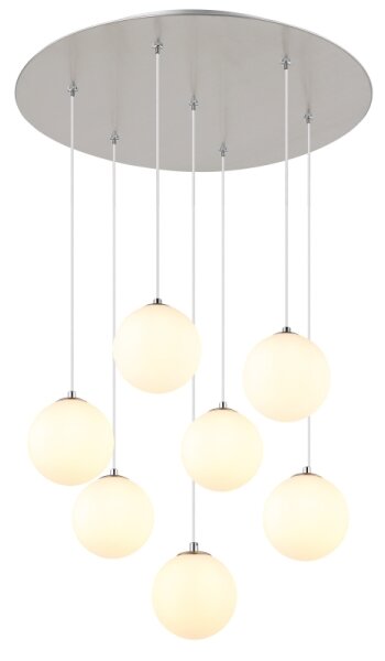 Globo 56140-7H - LED Пендел RIHA 7xG9/3,5W/230V бял
