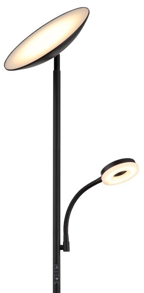 Globo 58011 - LED регулируема стояща лампа SKOPO LED/20W/230V + LED/5W
