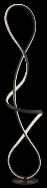 Globo 67341SS - LED Лампион SWIRL LED/36W/230V черен