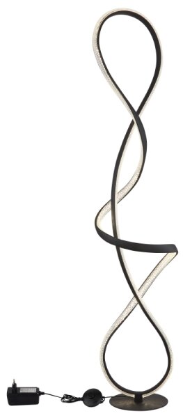 Globo 67341SS - LED Лампион SWIRL LED/36W/230V черен
