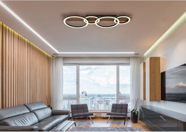 Globo 67353D4 - LED Плафониера TISHA LED/30W/230V 3000K 30x86 см
