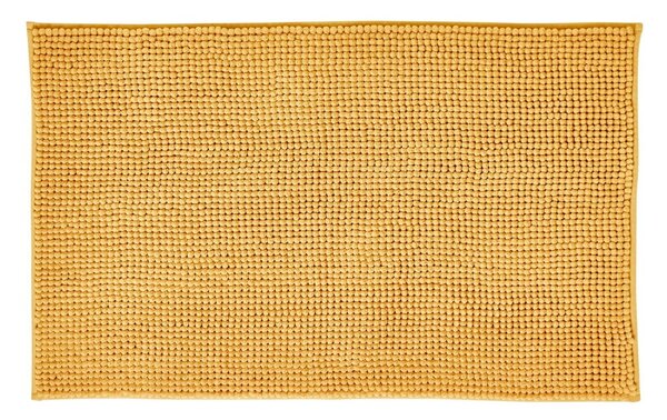 Жълта постелка за баня 80x50 cm Bobble - Catherine Lansfield