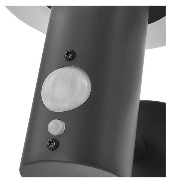LED соларен стенен фенер с сензор LED/2W/3,7V 1200 mAh IP44