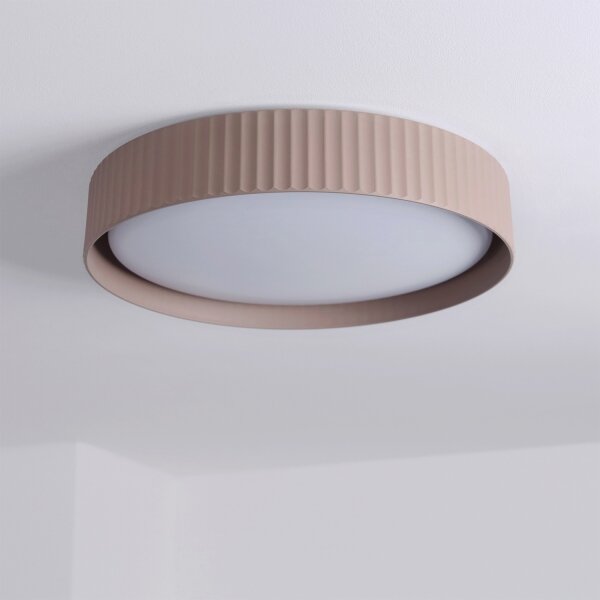 Brilagi - Димируемо LED таванно осветително тяло LUCIA LED/48W/230V Ø 41 см кафяво + дистанционно управление