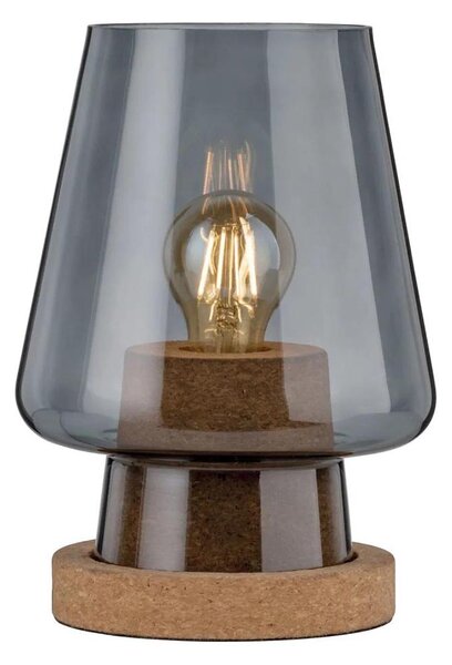Paulmann 79736 - 1xE27/20W Настолна лампа IBEN 230V опушена