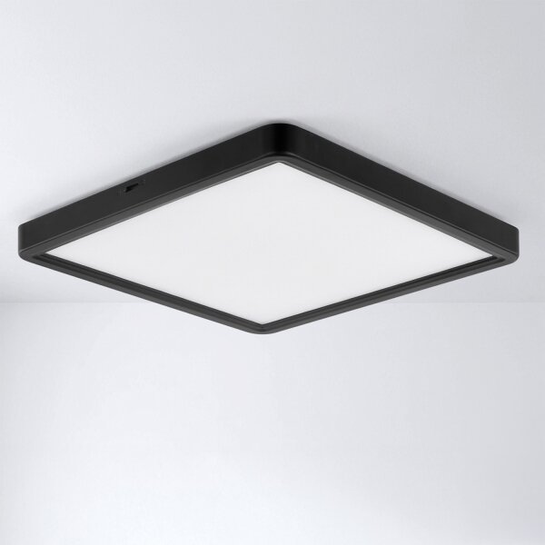 Brilagi - LED таванно осветително тяло ESTELA SQUARE LED/24W/230V 31x31 см черно