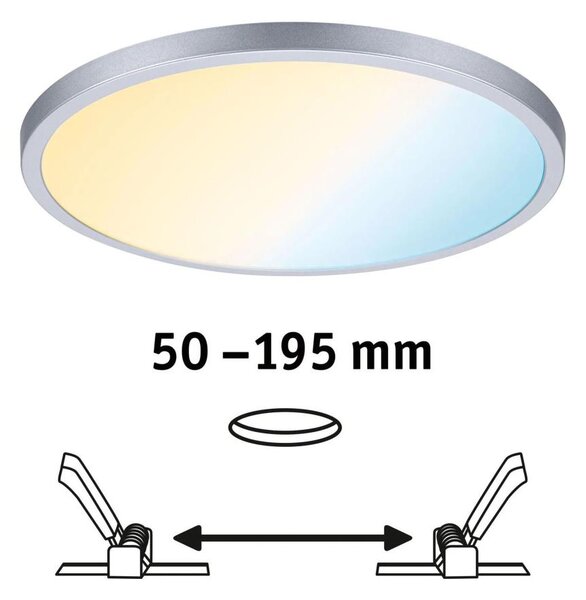 Paulmann 93046 - LED/16W IP44 Вградено осветително тяло AREO за баня 230V