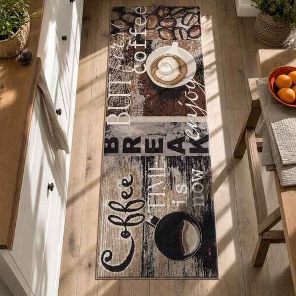Кафяв килим 50x150 cm Enjoy Coffee Break - Hanse Home