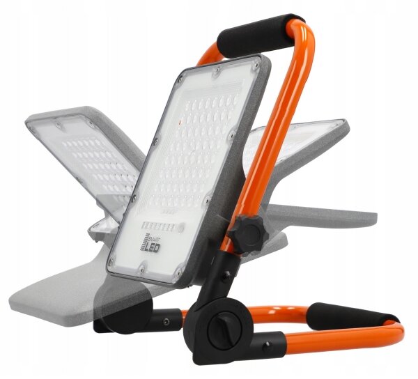 Презареждаем LED прожектор със стойка LED/30W/3,2V 4500K 5000 mAh IP65 оранжев