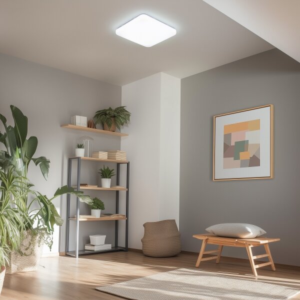 Brilagi - Умен димируем таванен LED/36W/230V 53x53 cm Wi-Fi Tuya + ДУ