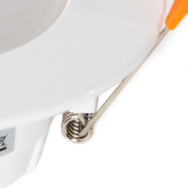 Комплект от 6 бели вградени лунички с LED димиране до топло 7W IP65 - Blanca