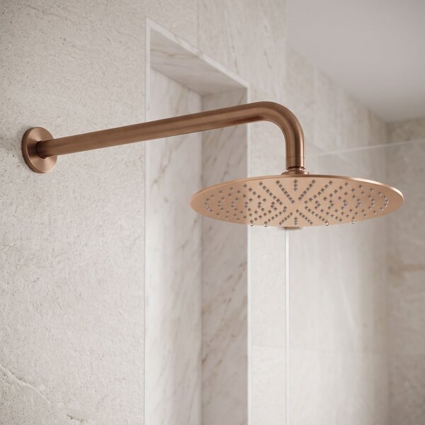 Кръгло рамо за душ пита REA JS-9021 40cm Brush copper