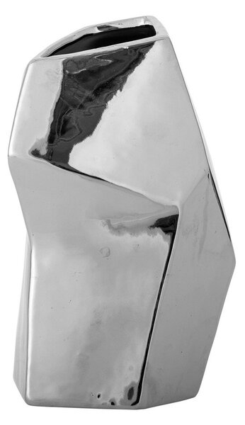 Глинена ваза в сребрист цвят (височина 23 cm) Dimona – Bloomingville