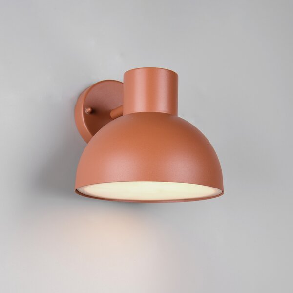 Trio Lighting Външна лампа Elbe, кайсия, алуминий под налягане, E27, Затъмняване, Оранжев, Алуминий, Скандинавски