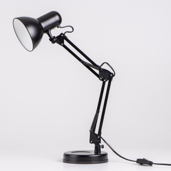 Brilagi - LED Настолна лампа ROMERO 1xE27/10W/230V черна