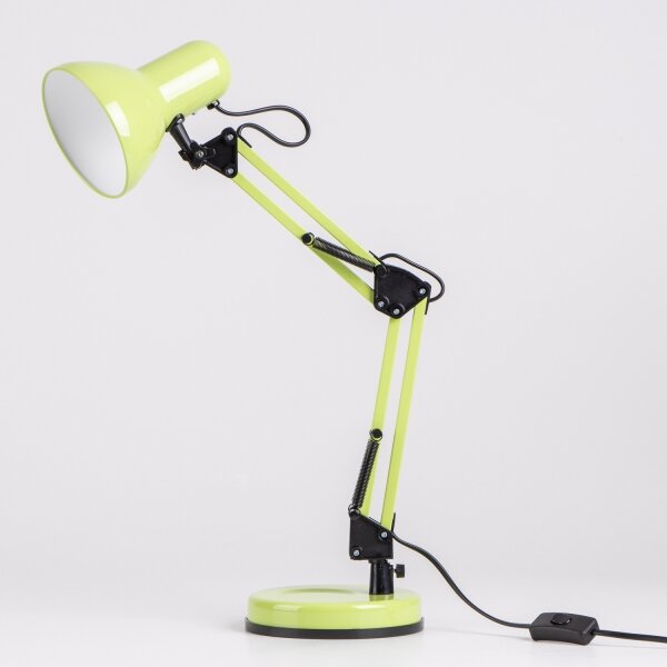 Brilagi - LED Настолна лампа ROMERO 1xE27/10W/230V зелена