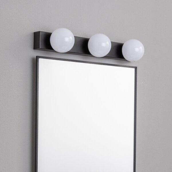 Brilagi - LED осветление за огледало HOLLYWOOD 3xLED/3W/230V IP44 черно