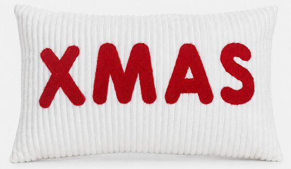 Sinsay - Коледна декоративна възглавница с бродерия XMAS - многоцветен
