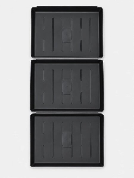 Sinsay - Тави за обувки 3 pack - черeн
