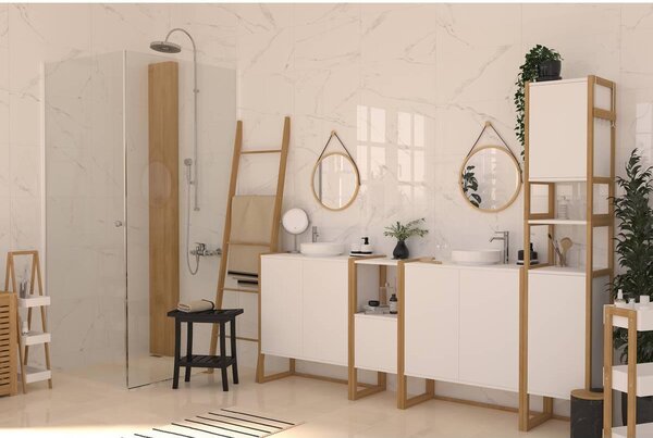 Поставка за кърпи тип стълба 5five Bambou, бамбук