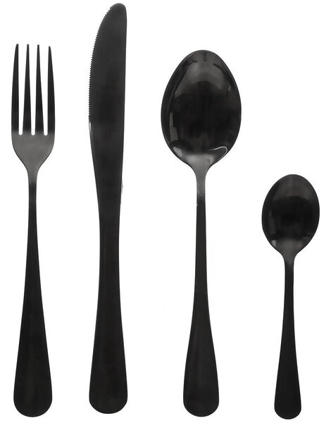 Комплект прибори Secret de Gourmet Shadow, Инокс, 16 части