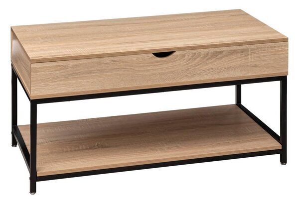 Регулираща се маса за кафе 5five Aliaj, MDF, Бежова, 95 cm