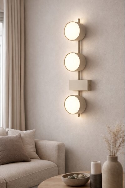 Brilagi - LED точково осветително тяло MONO 3xGX53/12W/230V бежово