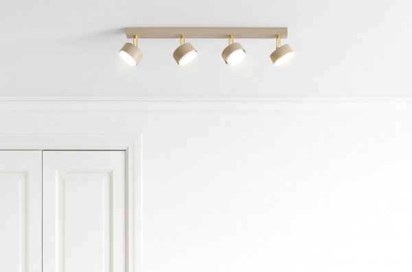 Brilagi - LED точково осветително тяло MONO 4xGX53/12W/230V бежово
