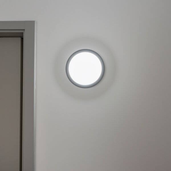 Brilagi - Екстериорна LED лампа за таван LED/20W/230V Ø 23 см IP54 антрацит