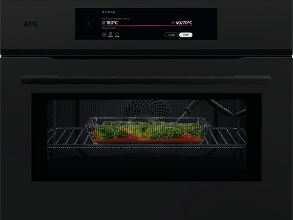AEG NKK9N821T Компактна фурна с микровълни за вграждане