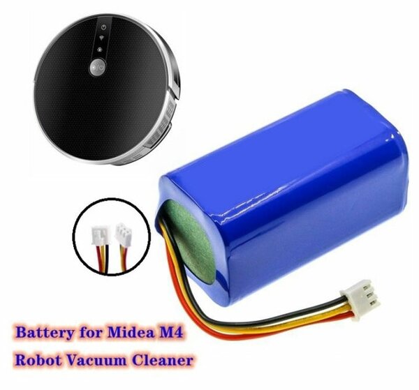 Батерия за прахосмукачка робот (заместител), за Midea M4, 2800mAh/14.4V