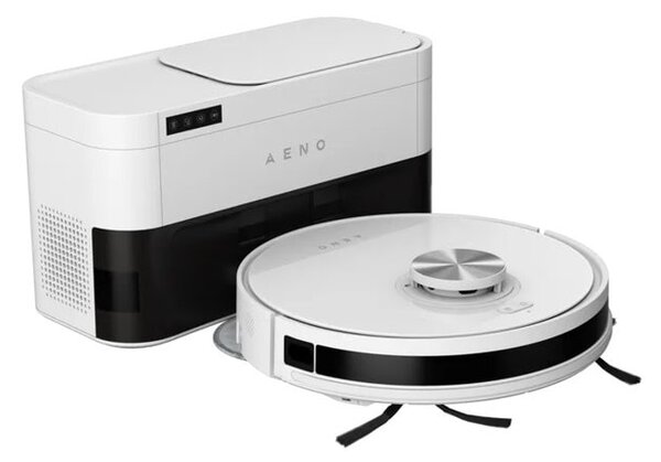 Прахосмукачка AENO RC6S, робот, 520ml капацитет на контейнера, до 120 минути време на работа, HEPA filter, LiDAR сензор, бяла