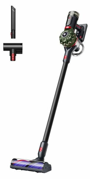 Прахосмукачка Dyson V8 Cyclone SV55 MAGn/Bk, вертикална, безжична, 0.5л капацитет на контейнера, до 60 минути време на работа, Root Cyclone, 3 режима, черна