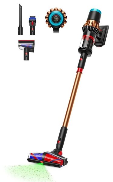 Прахосмукачка Dyson V16 Piston Animal 495948-01, до 70 мин. работа, 0.77л, лилава