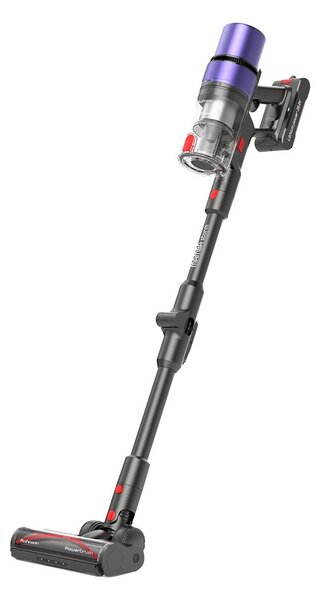 Прахосмукачка Rohnson Mamba M18, вертикална/ръчна, безжична, 465W, 600ml капацитет на контейнера, до 70 минути време на работа, HEPA 13 филтър, 2 скорости, черна