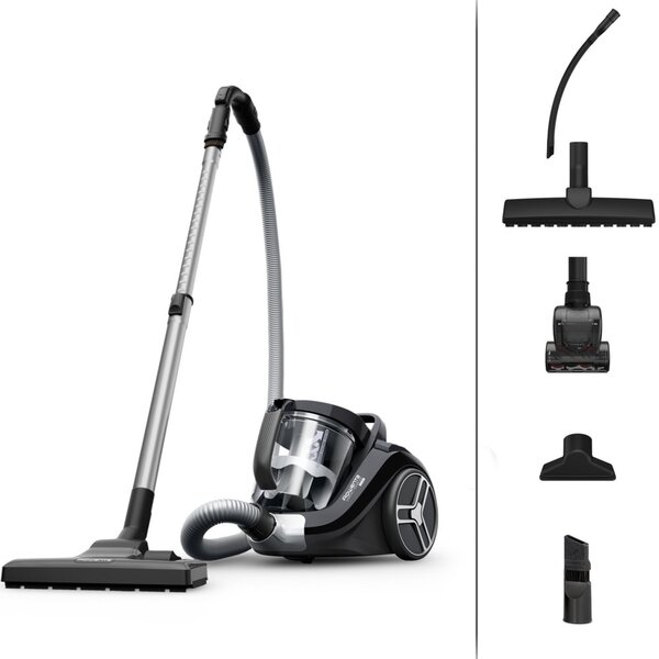 Прахосмукачка Rowenta RO4B75EA, без торба, 750W, 2500ml капацитет на контейнера, черна