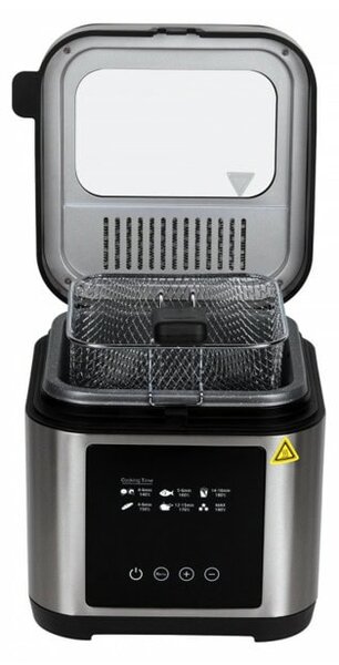 Фритюрник Elite ЕDF-1103, 2.5 л. вместимост, корпус от матирана неръждаема стомана, 1200W