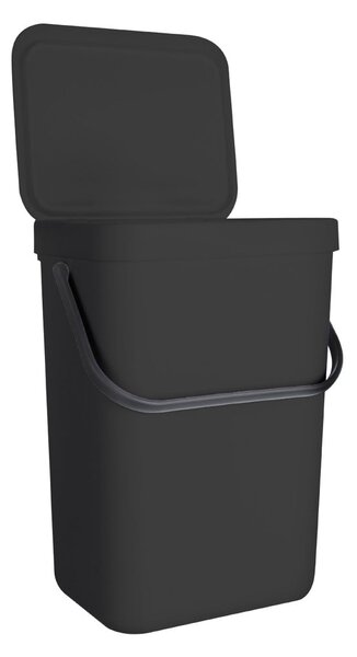 Черно пластмасово кошче за боклук 10 l – Orion