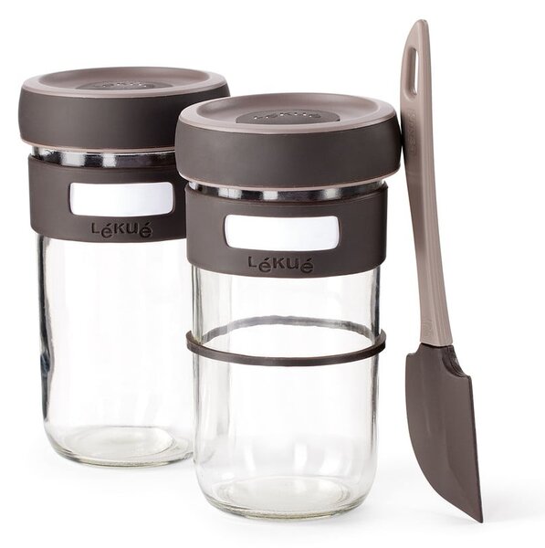 Комплект за закваска с шпатула 2 бр. 700 ml – Lékué