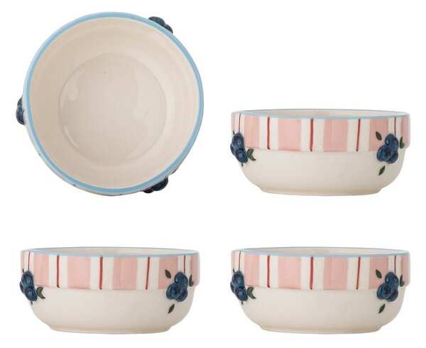 Розови/кремави керамични купички в комплект 4 бр. за супа 295 ml Carry – Bloomingville