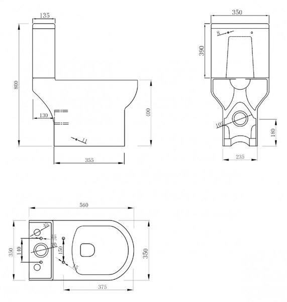 МОНОБЛОК 6582P COMPACT ЗАДНО ОТТИЧАНЕ