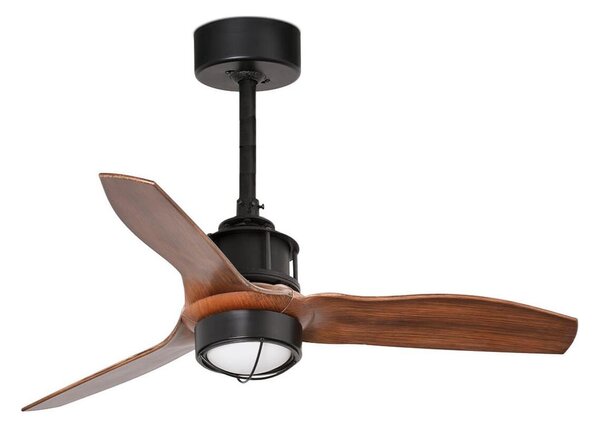 FARO 33425WT1N- LED вентилатор с димиране JUST FAN S 16W/230V Ø 81 см кафяв/черен WT + дистанционно управление