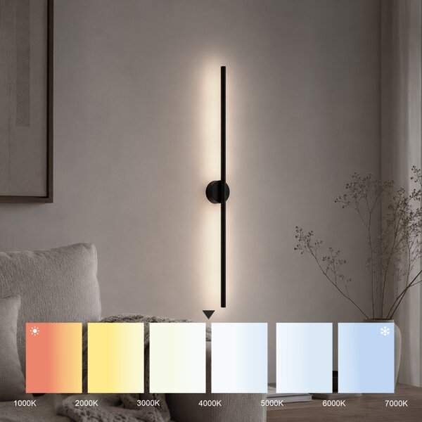 LED стенен аплик LANA LED/7W/230V 4000K черен