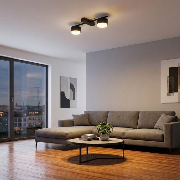 Brilagi - LED точково осветително тяло MONO 2xGX53/12W/230V черно