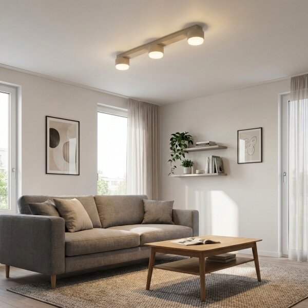 Brilagi - LED точково осветително тяло MONO 3xGX53/12W/230V бежово
