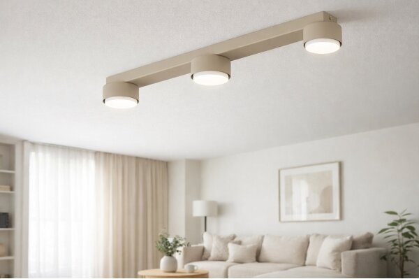 Brilagi - LED точково осветително тяло MONO 3xGX53/12W/230V бежово